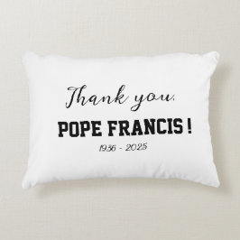 Dank u, Paus Franciscus! overleden Wind Chime Accent Kussen