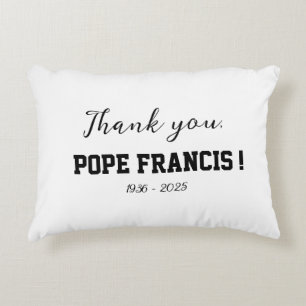 Dank u, Paus Franciscus! overleden Wind Chime Accent Kussen