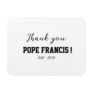 Dank u, Paus Franciscus! overleden Wind Chime Magneet