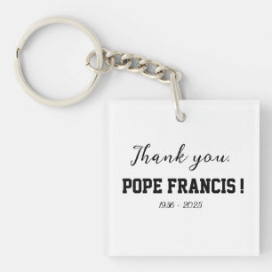 Dank u, Paus Franciscus! overleden Wind Chime Sleutelhanger
