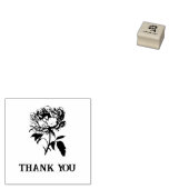 Dank u, Peony Rubberstempel (Gestempeld)
