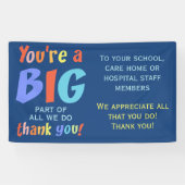 Dank u Personeelswaardering Spandoek (Horizontaal)