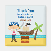 Dank u Pirate Magnet Magneet (Voorkant)
