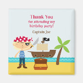 Dank u Pirate Magnet Magneet (Voorkant)