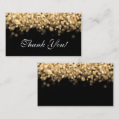 Dank u plaatst gouden lichten informatiekaartje (Voorkant / Achterkant)