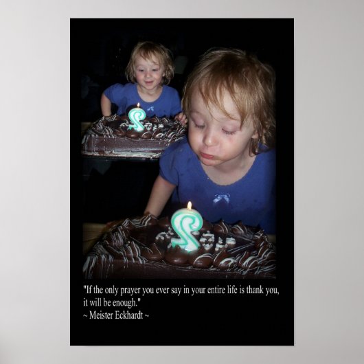 dank u poster (Voorkant)