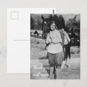 Dank u, Postkaart Postbode (Voorkant / Achterkant)