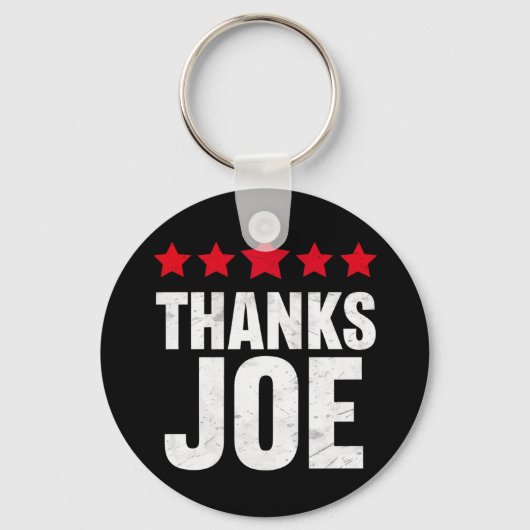 Dank u President Dank u Joe Biden Bedankt Joe Sleutelhanger (Voorkant)