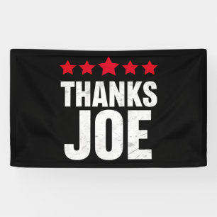 Dank u President Dank u Joe Biden Bedankt Joe Spandoek