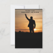 Dank u President Joe Biden Bedankkaart (Voorkant)