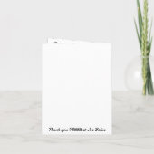 Dank u President Joe Biden Bedankkaart (Achterkant)