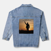 Dank u President Joe Biden Denim Jacket (Achterkant)