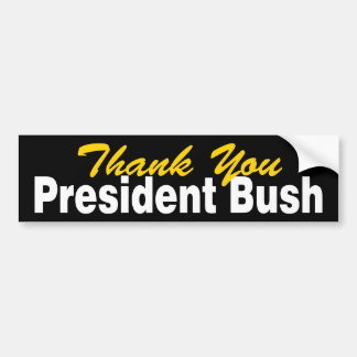 Dank u President Struik Bumpersticker