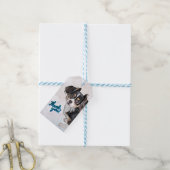 Dank u Puppy Gift Label Cadeaulabel (Met Touw)