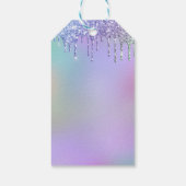 Dank u regenboogballonnen gunsten Labels Cadeaulabel (Achterkant)