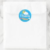 Dank U Ronde Sticker (Tas)
