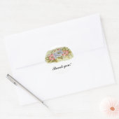 dank u ronde sticker (Envelop)