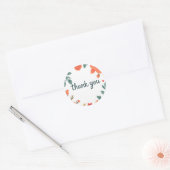 dank u ronde sticker (Envelop)