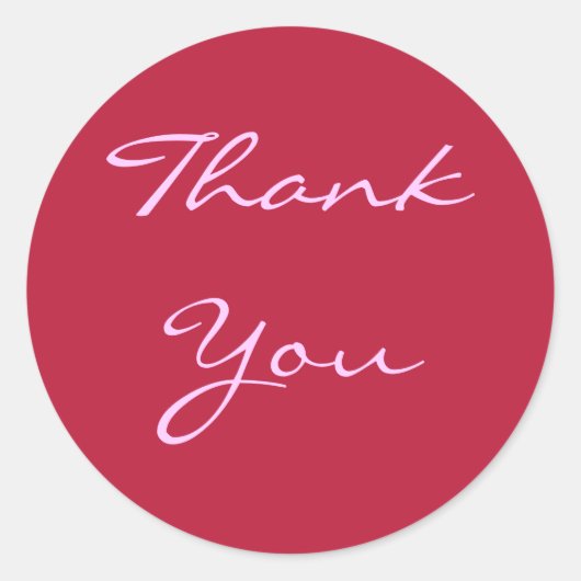 Dank u Roos Sticker (Voorkant)