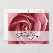 Dank u : rozen : briefkaart (Voorkant / Achterkant)