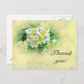 Dank u Rozen Multiflora Briefkaart (Voorkant / Achterkant)