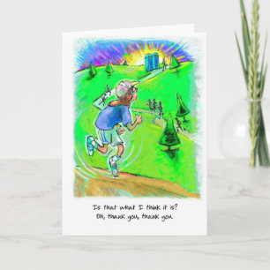 Dank u Runner Card - Race Port-o-Johns Bedankkaart