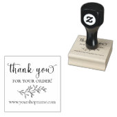 Dank u rustige stempel voor kleine bedrijven (Gestempeld)