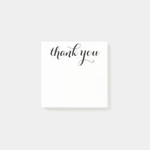 Dank U Script 3 x 3 Post-it® Notes