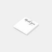 Dank U Script 3 x 3 Post-it® Notes (Schuin)