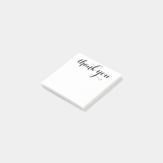 Dank U Script 3 x 3 Post-it® Notes (Schuin)
