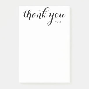 Dank U Script 4 x 6 Post-it® Notes