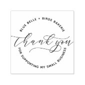 Dank u Script Baked Goods Bakkerij Business Zelfinktende Stempel (Design)