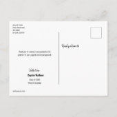 Dank u Senior Afstuderen Foto Aankondigingskaart (Achterkant)