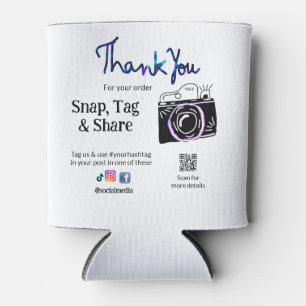 Dank u snap label delen mediacamera toevoegen soci blikjeskoeler