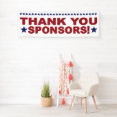 Dank u Sponsors-gebeurtenisbanner Spandoek (Insitu)