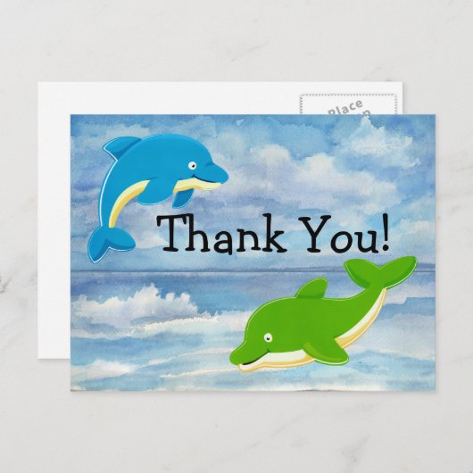 Dank u - SRF Briefkaart (Voorkant / Achterkant)