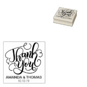 Dank u stempel - Bruiloft + Verlovingsfeest gunst (Gestempeld)