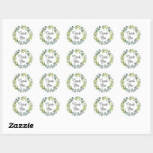 Dank u sticker, envelop afdichtingen ronde sticker (Vel)