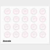 Dank U Sticker met Sprinkels (Vel)