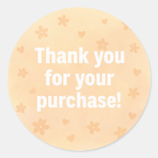 Dank u, Sticker | Small Business Packaging Stick
