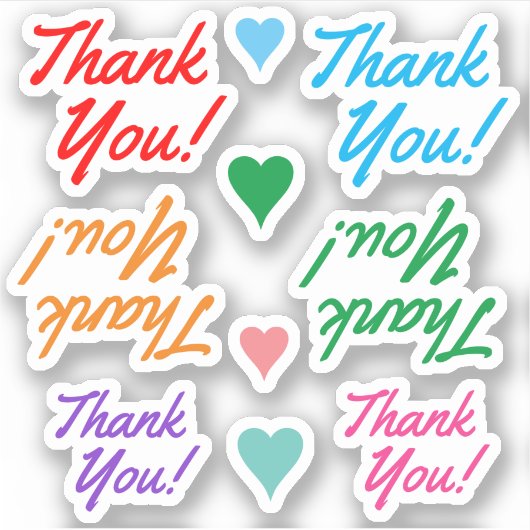 "Dank u!" Stickers (Voorkant)