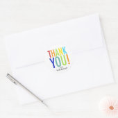 Dank u stickers aanpasbare cadeau labels (Envelop)