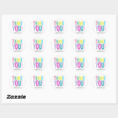 Dank u stickers aanpasbare cadeau labels (Vel)