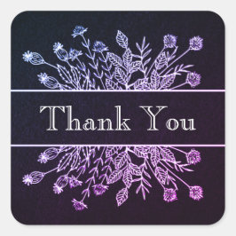 Dank u stickers of envelopzegels