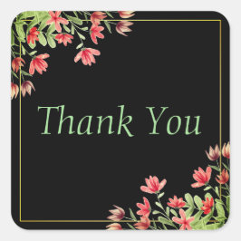 Dank u stickers of envelopzegels