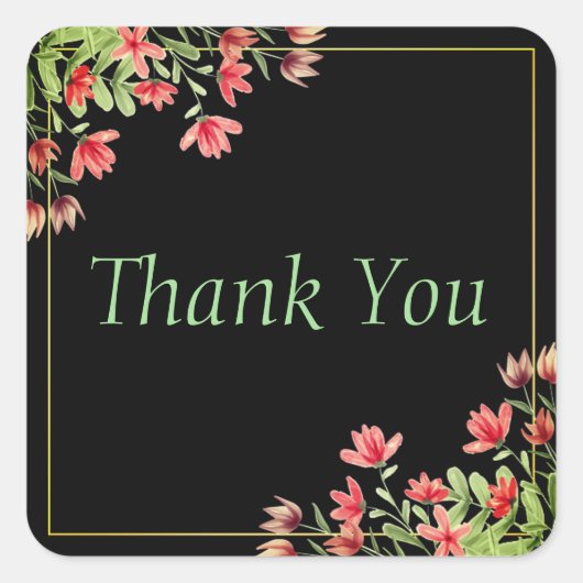 Dank u stickers of envelopzegels (Voorkant)