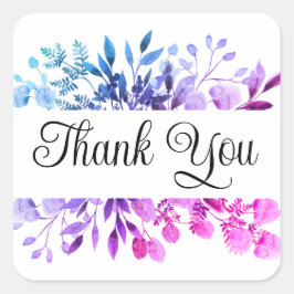 Dank u stickers of envelopzegels