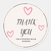 DANK U STICKERS VOOR BEDRIJVEN (Voorkant)