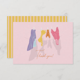 Dank u Strand Thema Bedankkaart