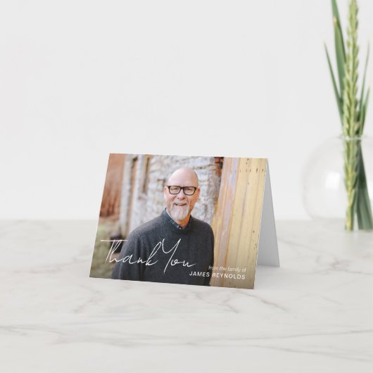 Dank u Sympathie Memorial Kaart (Voorkant)